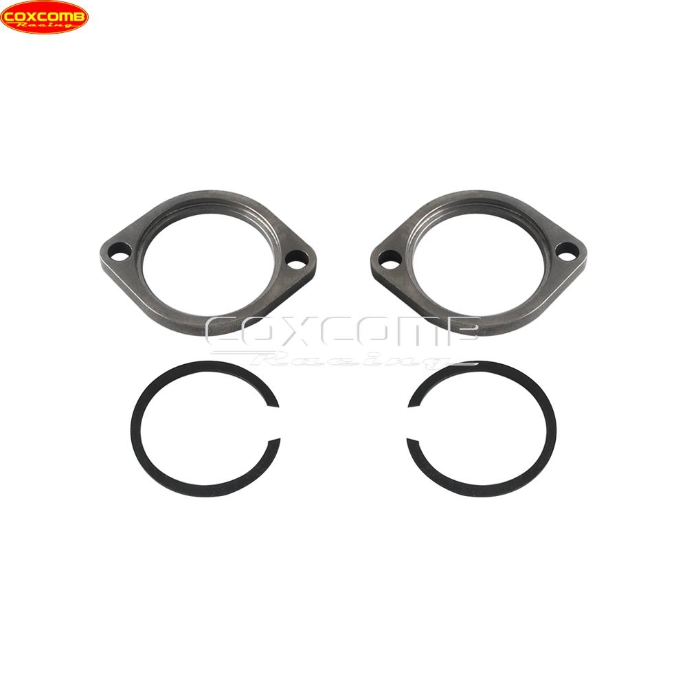 45MM Exhaust Flange Gasket Motorcycle Exhaust Pipe Connection Joint Kit For Harley Dyna FXD FXDWG Low Rider FXDL FXDX 1991-2017