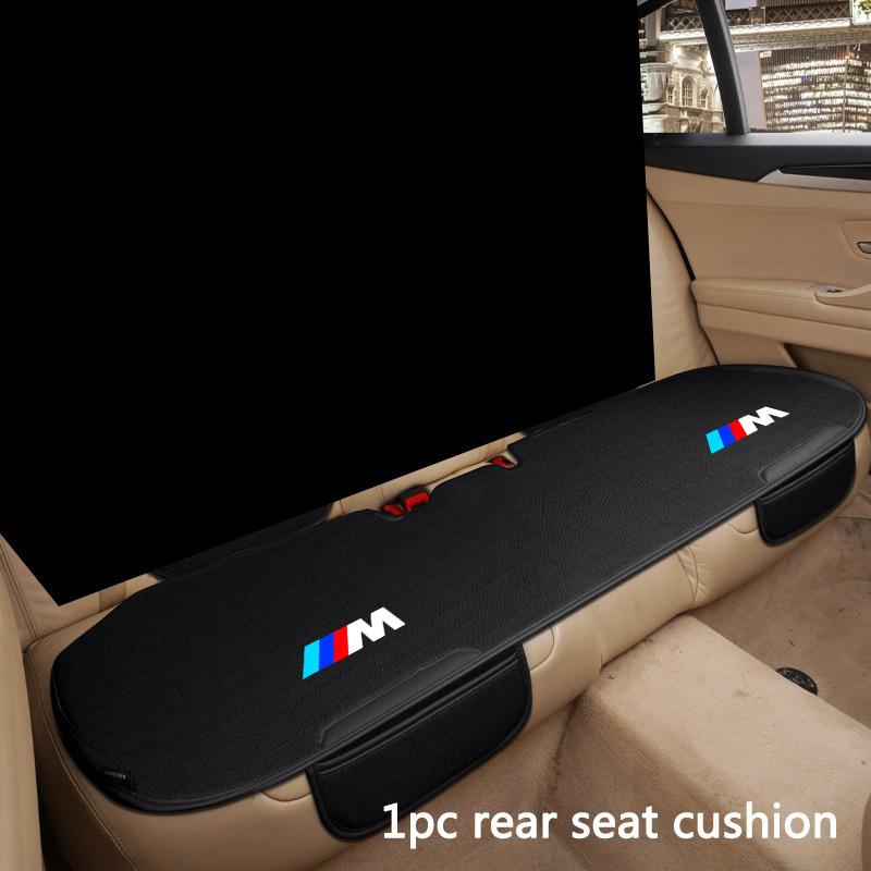 FA6Front/Rear Car Seat Cover Cushion Anti Scratch Protector Pad For BMW M E46 E36 E34 F10 E90 F30 E60 F30 E53 E30 E92 E87 Sticker