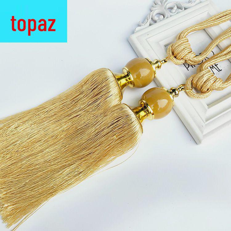 Jade Tassel Fringe Curtain Tie for Living and Bedroom Decor