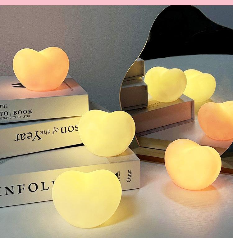 Night Love Light 520 Gift Girl Heart Romantic Atmosphere Lamp Button Battery
