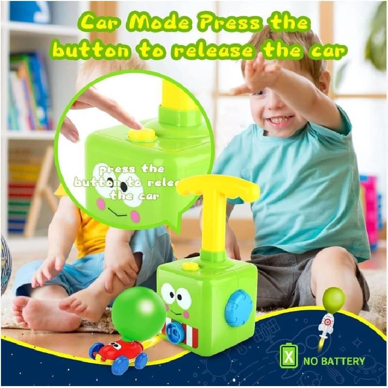 Exciting Air-powered Balloon Car For Kids Educational Toy With Multiple Colors