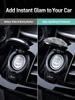 Diamond Crystal Car One Button Start Cover, Bling Ignition Switch Ring Sticker, Protective Decor Modification Accessories for Wo
