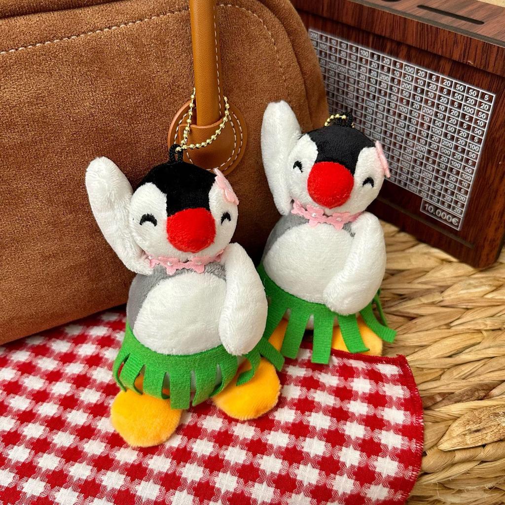 Summer Penguin Plush Keychain - Cute & Comfy Stuffed Animal Pendant