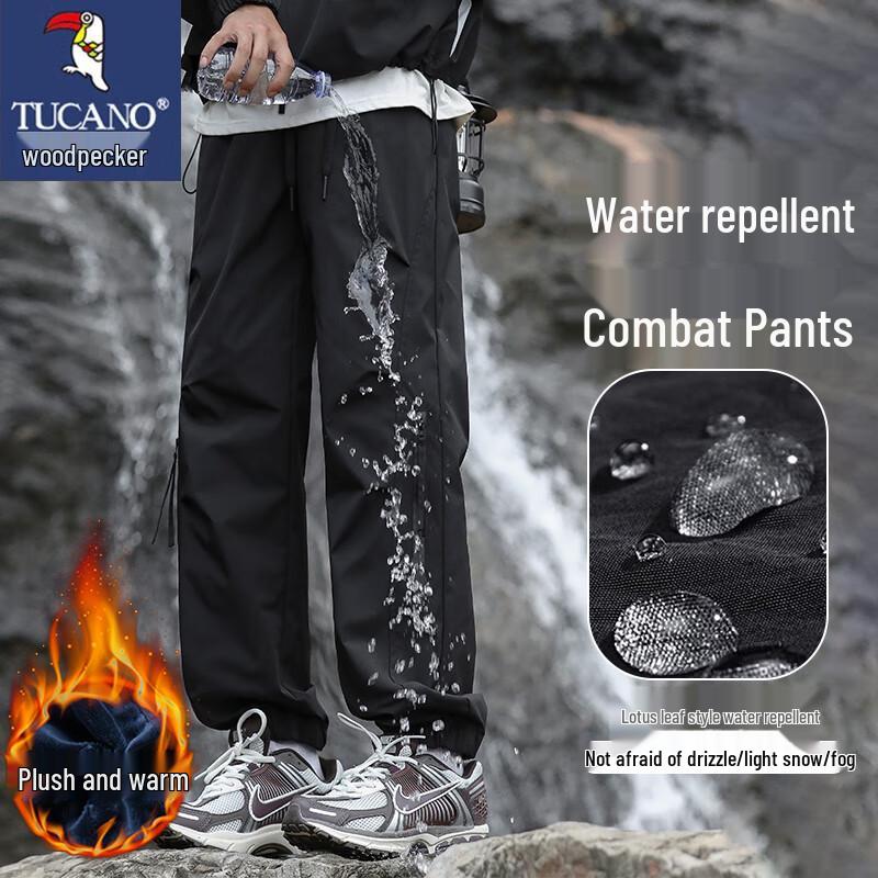 

TUCANO Men s Fleece-lined Waterproof Windproof Cargo Pants L