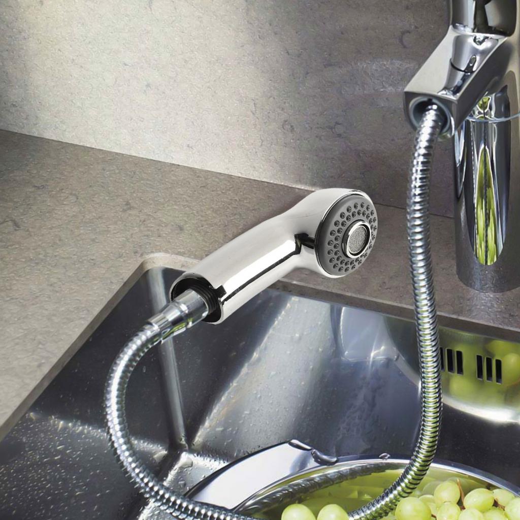 Für Zedra Für Europlus Ausziehbare Sprühdüse Chrom Wasserhahn Sprühkopf 46312IE0