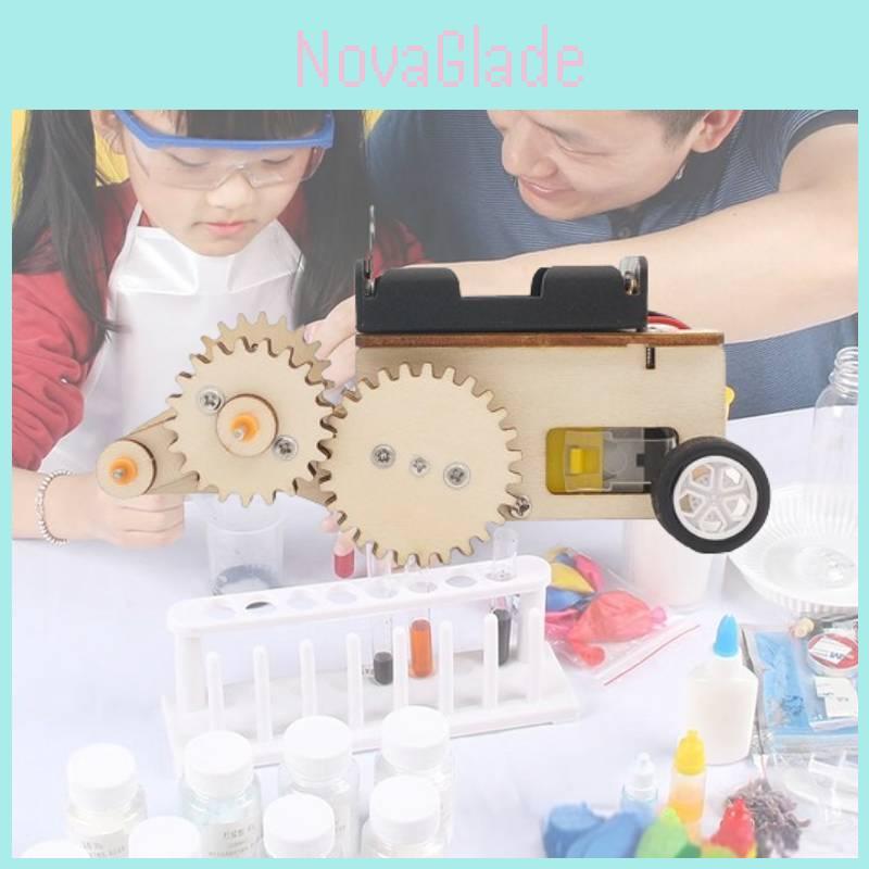 Elementary Student Science Experiment Diy Gear Return Car Handmade Puzzle Children's Technology Assembly Model