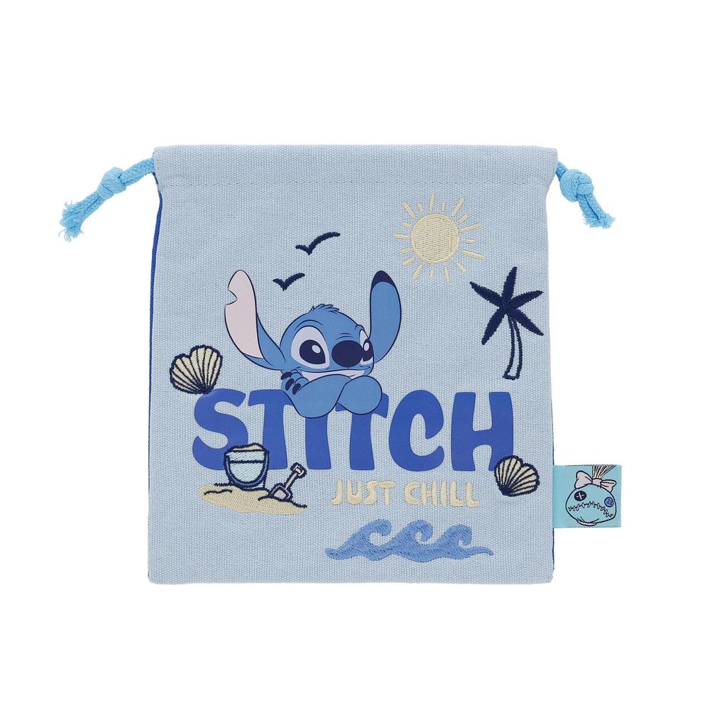 Marushin Drawstring Disney Stitch 2335087500 Bag, Seagull,