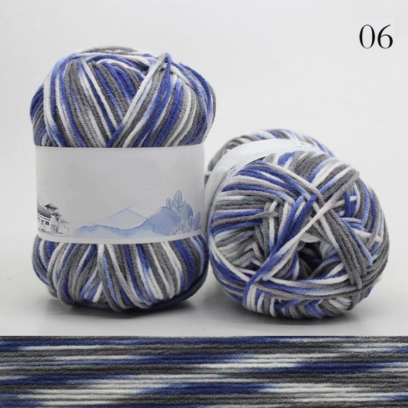 Buy 1Roll Fashion Yarn Accessories Wool Cotton Needlework Soft DIY High