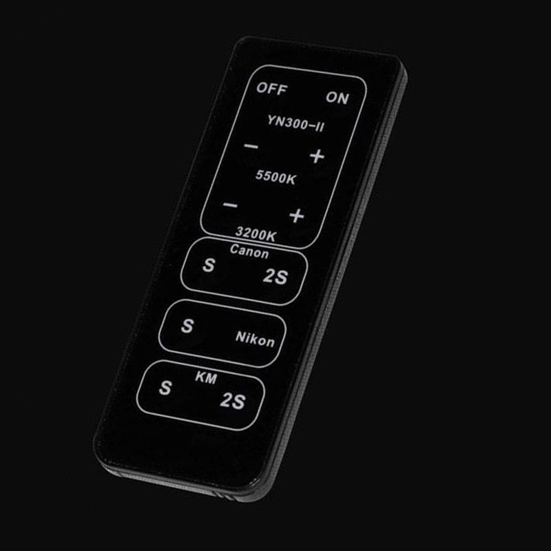 YN 300 II LED Camera Video Light Adjustable Color Temperature 3200k 5500k for DSLR Canon Nikon with IR   Remote