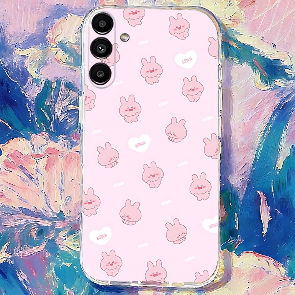 Cartoon CUTE A-Asamimichan Transparent TPU Case for  Samsung S21,S24,S30,S23,S25,S22,S20,S10,5G,FE,PIus,Lite,Ultra