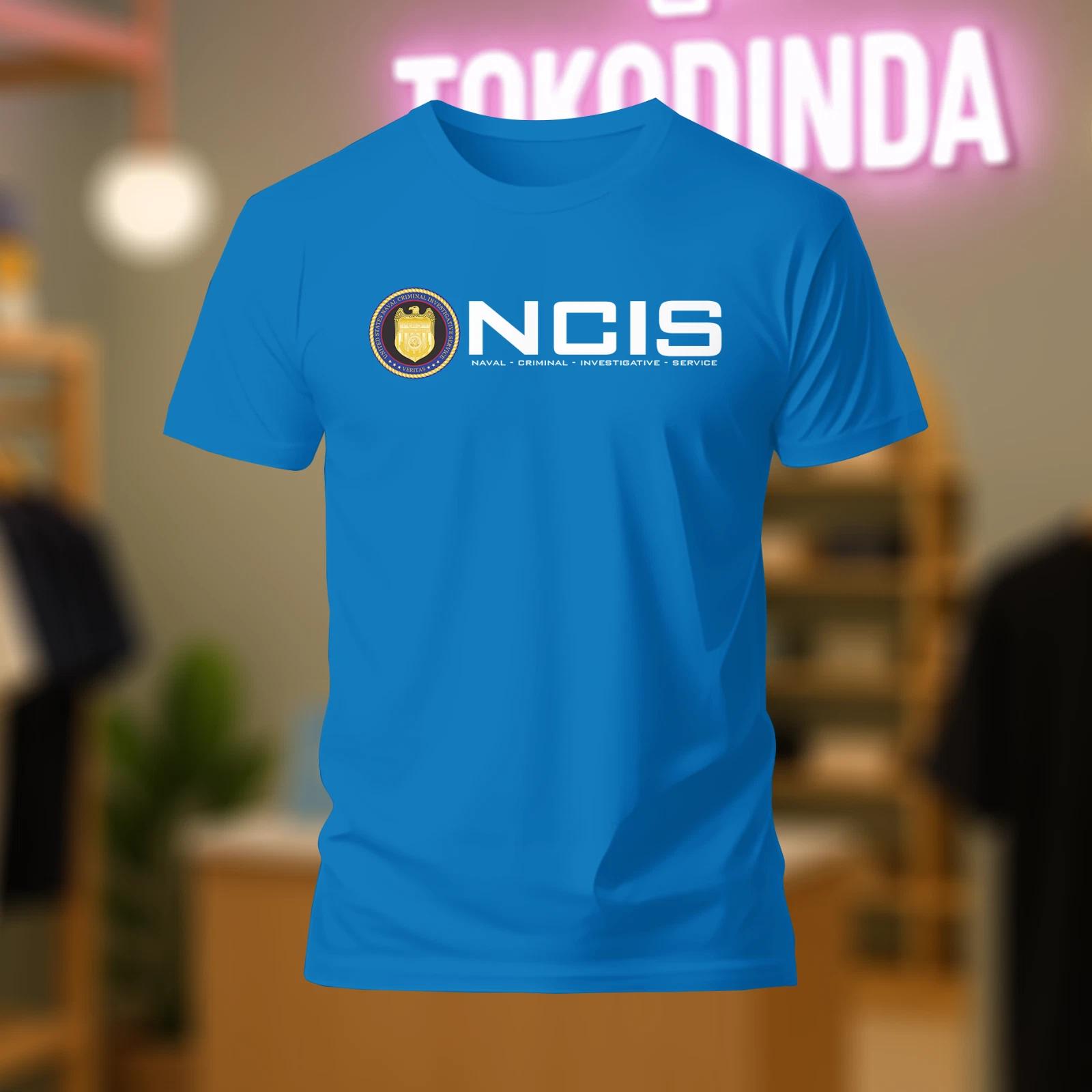 NCIS Naval Criminal Investigative Logo Mens Shirt Funny Made In USA L