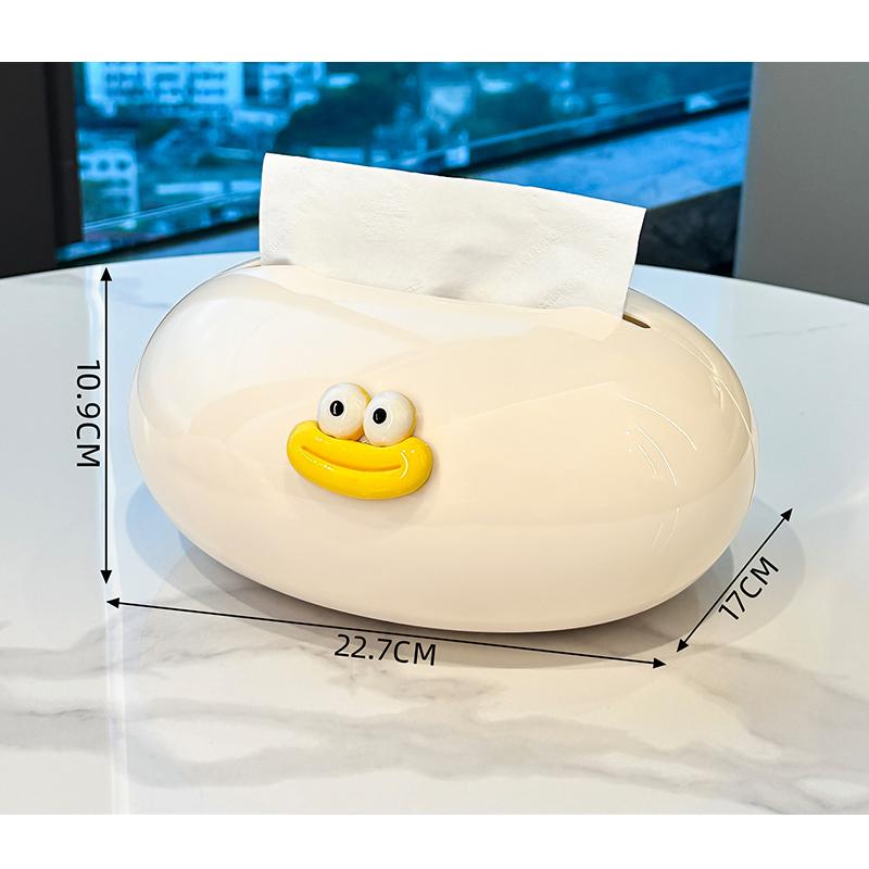 Minimalismus Ovale Magnetische Taschentuchbox Kaffeetisch Schreibtischdekoration Kreative Accessoires Taschentuchbox Nachttisch Papiertuchhalter