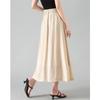 Elegant New Chinese Style Tencel A-Line Skirt