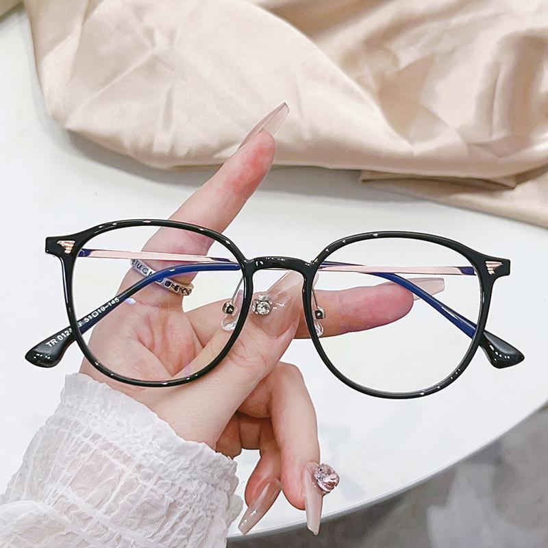 

Строго отобранные ретро-очки с защитой от синего света для женщин, уличная фотография, простые очки, оправа, персонализированные плоские очки, расширенные возможности восприятия blue film