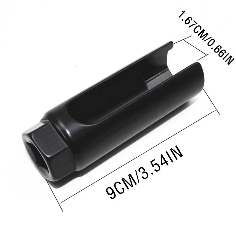 

Oxygen-containing Oxygen Vacuum Lambda Sensor Removal Socket Black Narrow Mouth Kit Car Tools 1/2 Drive 8mm Slot CR-V Steel 22mm