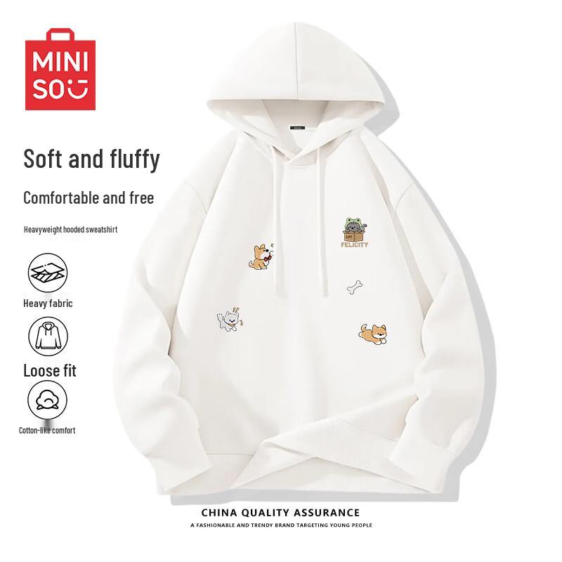 MINISO Men's Hooded Pullover Sweatshirt