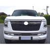 For Nissan Patrol Y63 Armada 2025 2026 ABS Chrome Front Grille Accent Cover Lower Mesh Trim Molding Styling Bezel Garnish