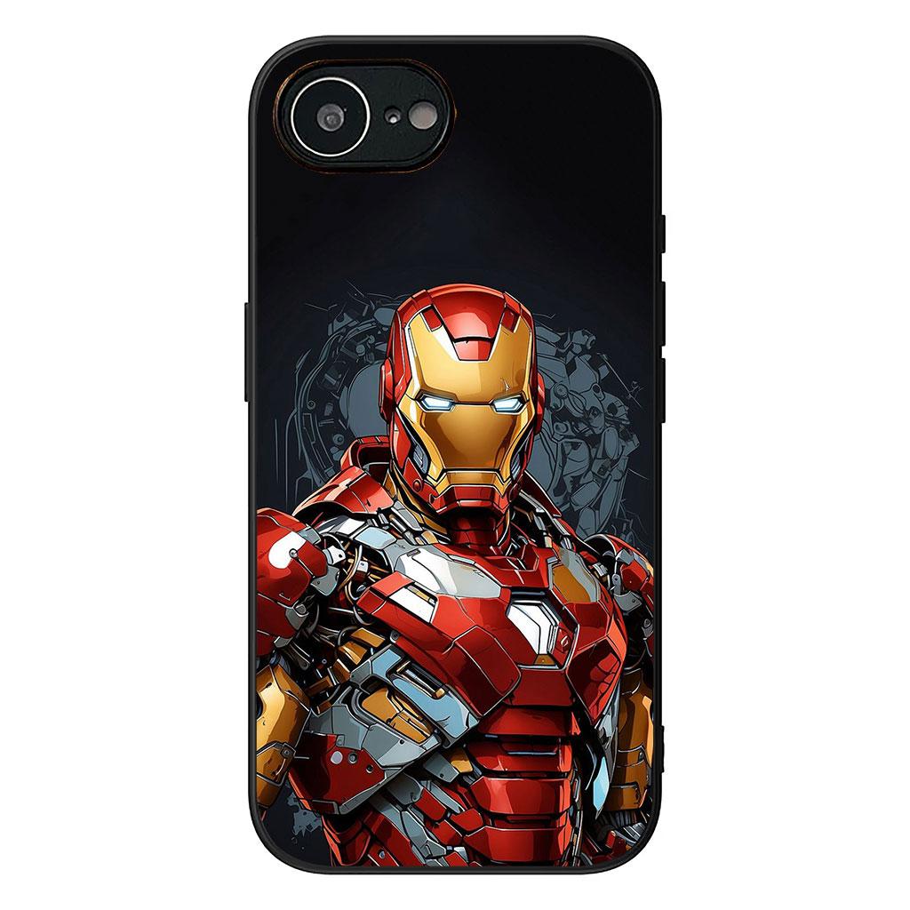 Marvel Hero Iron Man Casing Phone Cover for Samsung Galaxy S22 S21 S20 Fe Ultra S9 Plus + A13 A22 M21 M31 M55 M15 Case