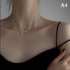 Inlaid Zircon Big Dipper Choker Tassel Necklace Female Sexy Clavicle Chain