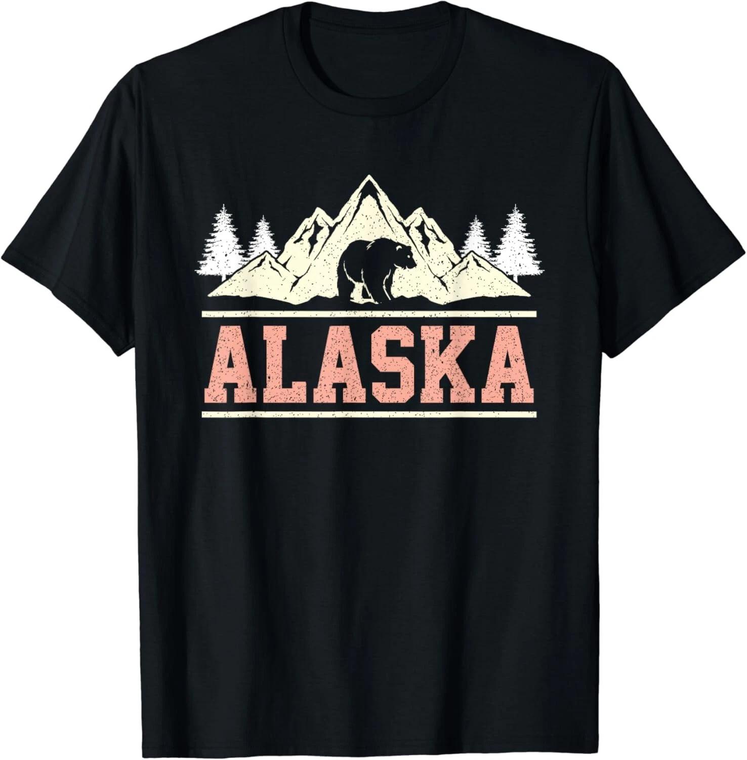 Glacier Mountain Landscape Alaskan Bear Wildlife Alaska Gift Unisex T-Shirt M