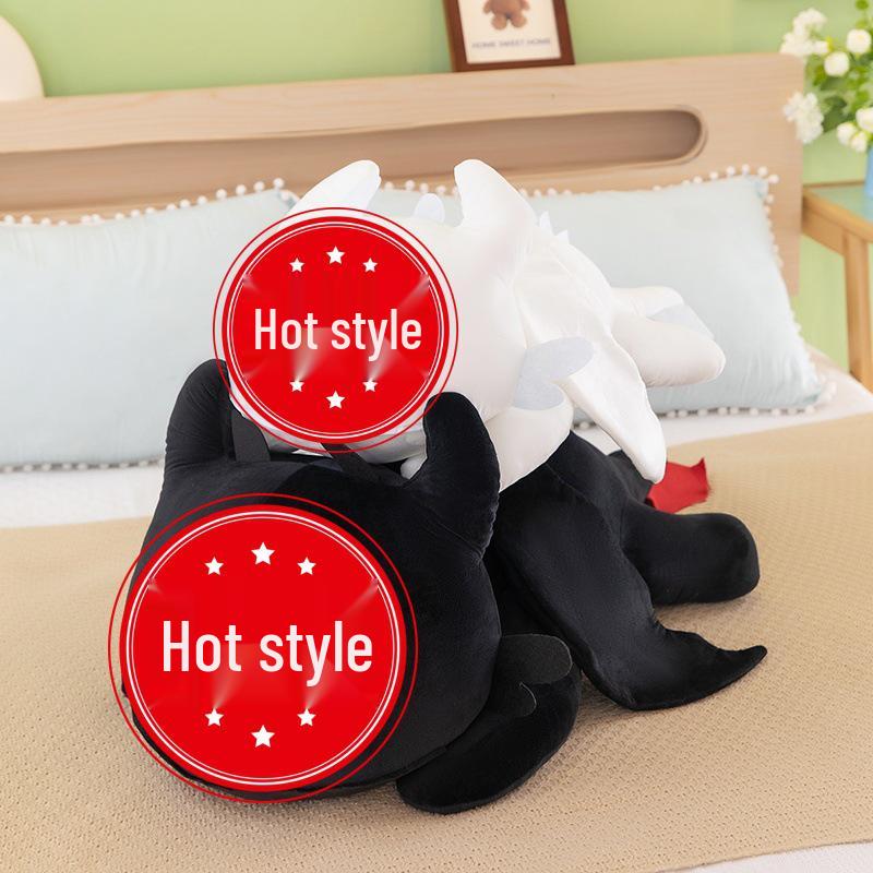 Toothless Dragon Plush Laying Style Pillow - Girls' Birthday Gift