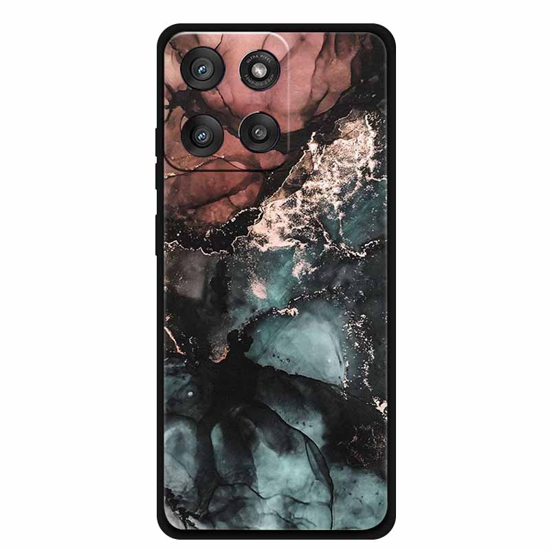 For Motorola Edge 60 Stylus Case Marble Painted Silicone Back Cover Case for Edge 60 Stylus Case Back Coque Edge 60 Stylus Cases