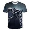 Summer Man 3D Printed Transformers T-shirt Children Cool Cartoon Short Sleeve Clothing Boys Girls Fashion Trend Streetwear