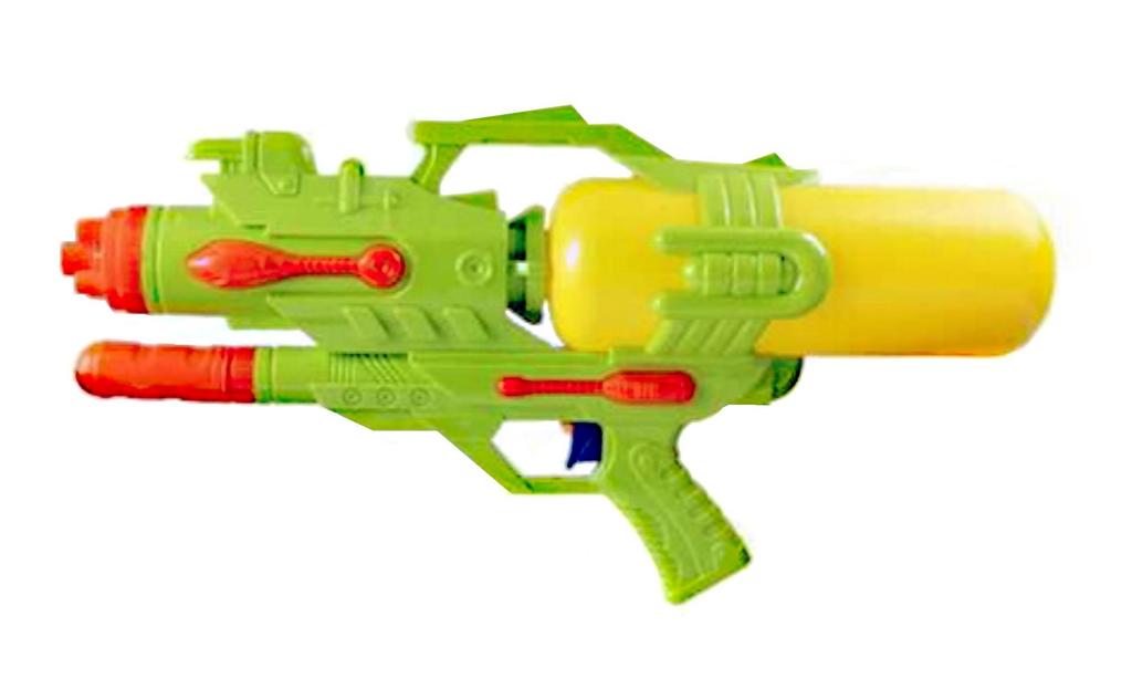 Pistolet Na Wodę Duży 45Cm Pompką Zielony Zabawka Na Wakacjach
