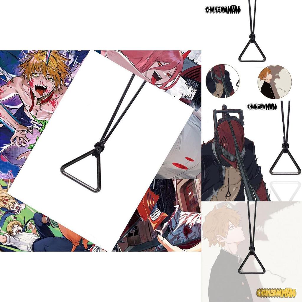 Stilvolle Anime Chainsaw Man Halskette mit Verwandlungs-Requisite Schmuck für Fans Sammlung