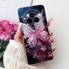 For Realme 14 Pro 14Pro+ Elegant Floral Cat Printed Phone Case For Realme 14 Pro Plus 14Pro 5G Soft Silicone TPU Cases