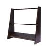 10-Hole Wall-Mounted Cue Rack, Billiard Cue Rack, Fishing Rod Holder,Golf Club Rack, Scratch-Resistant Retro Wooden Square Brown