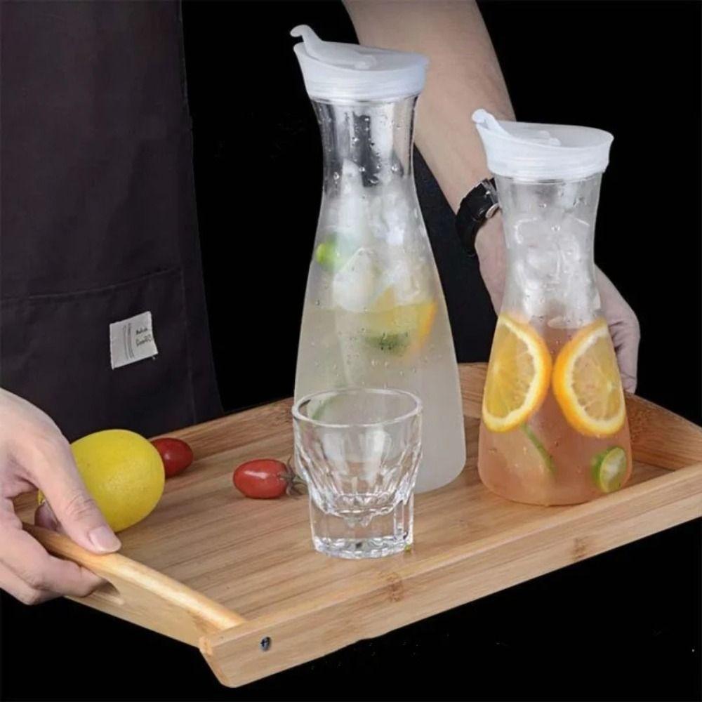 Heat-resistant Juice Bottle Transparent Coffee Milk Pot New Juice Cold Water Bottle