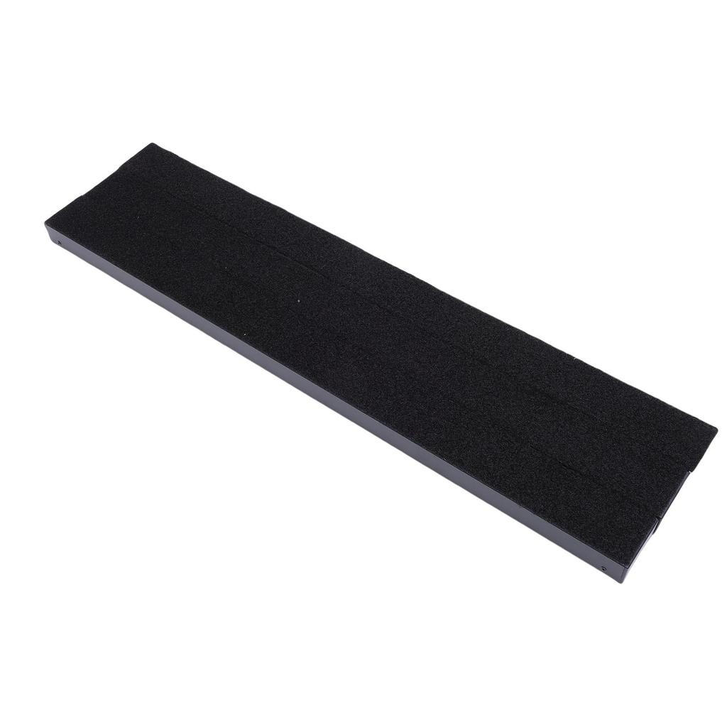 Guitar Pedal Board Aluminum Alloy Frame Non Slip Silicone Feet Mat Portable Effect Guitar Pedalboard