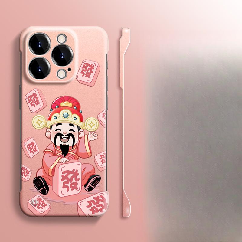 

Подставка для волос Маджонг Бог Богатства Подходит для безрамочного чехла для мобильного телефона Apple 16PRO Huawei OPPO Xiaomi VIVO Противоударный X Redmi K50/K50 Pro