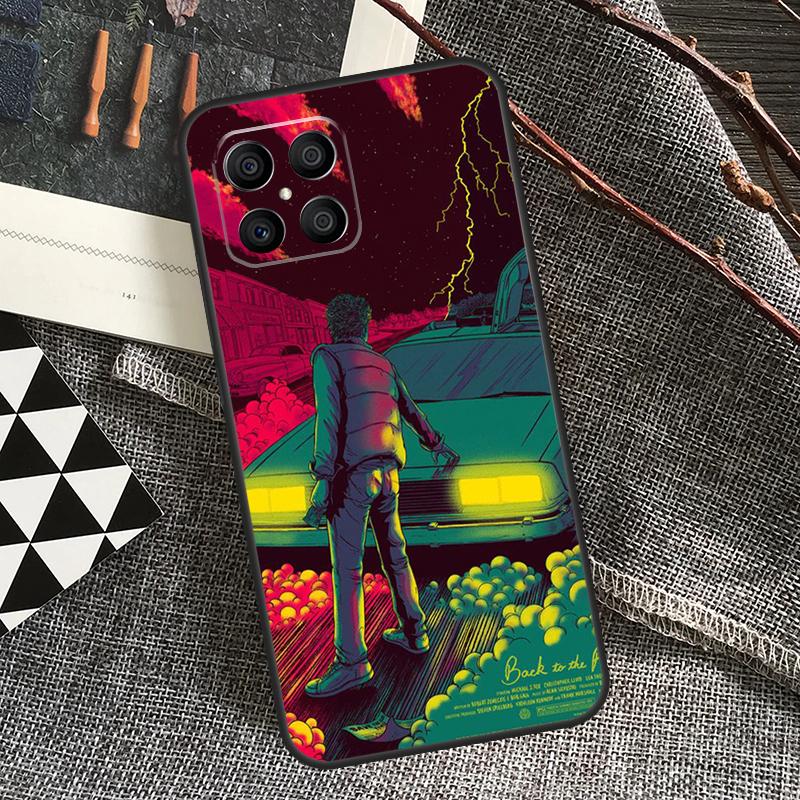 Back to the Future DeLorean Case For Honor X9b X8b X8a X9a X6a X7a X6 X7 X8 X9 Honor 90 Lite 70 50 Magic 5 6 Pro Cover