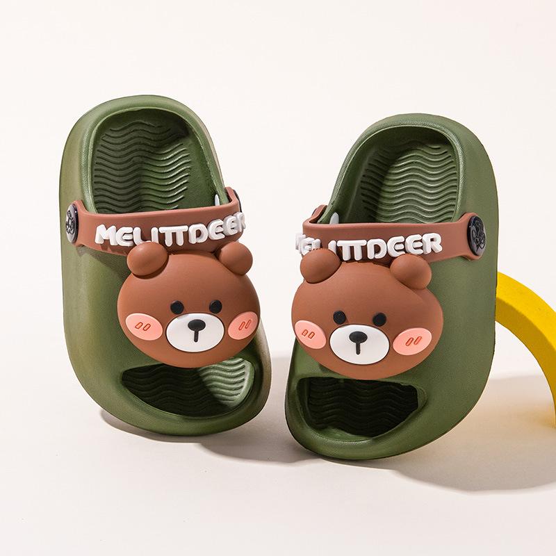 Cartoon Style Slippers for Boys and Girls. Soft Sole. Indoor Waterproof Shoes. 130