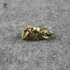 Creative design brass Copper dragon head Figurines Ornaments Home Decor Accessories tea pet Brass Animal Statue Desk Decorations