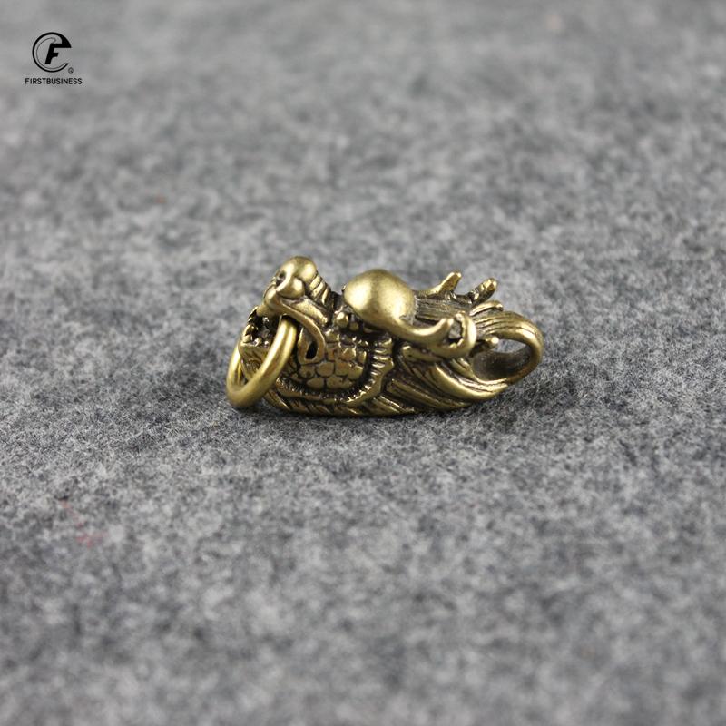 Creative design brass Copper dragon head Figurines Ornaments Home Decor Accessories tea pet Brass Animal Statue Desk Decorations