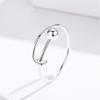 Lindon Classic 925 Sterling Silver Zircon Ring Ladies Jewelry Wedding Promise Party Gift