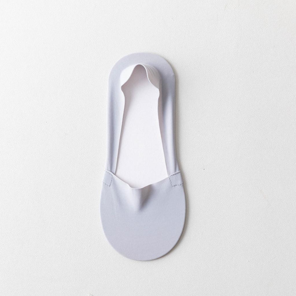 Women Invisible No Show Socks Breathable Thin Ice Silk Low Cut Silicone Non Slip Socks Five Pairs Set for Everyday Use