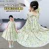 Girls' summer dress 2026 new children's dress, sweet and beautiful, sleeveless floral princess dress for adults in summer
