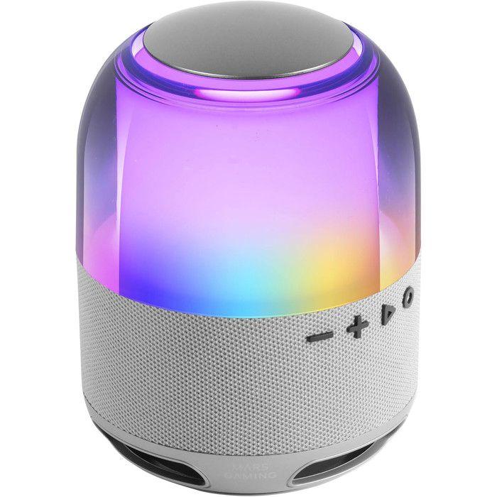Enceinte bluetooth portable - mars gaming - ms-flow - 15w deepbass - rgb orbilight 360° - bluetooth 5.3