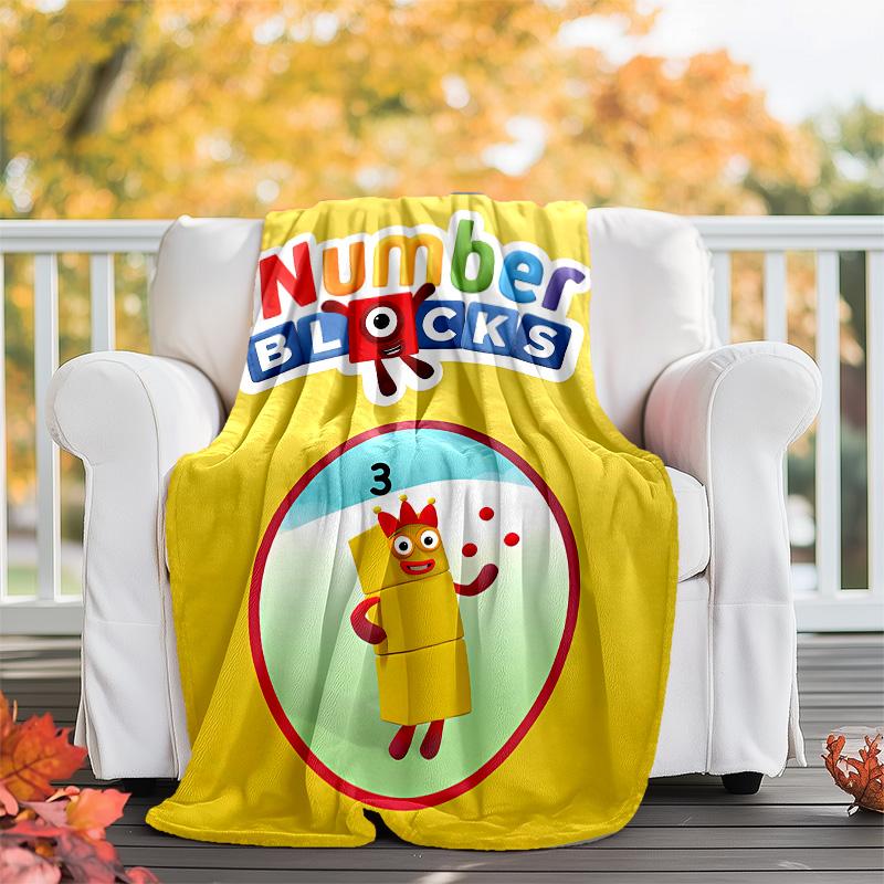 Numberblocks1 Printed Throw Blanket—lightweight,soft,warm;versatile Blanket for All Seasons—perfect As &air-conditioning Throw,nap Blanket