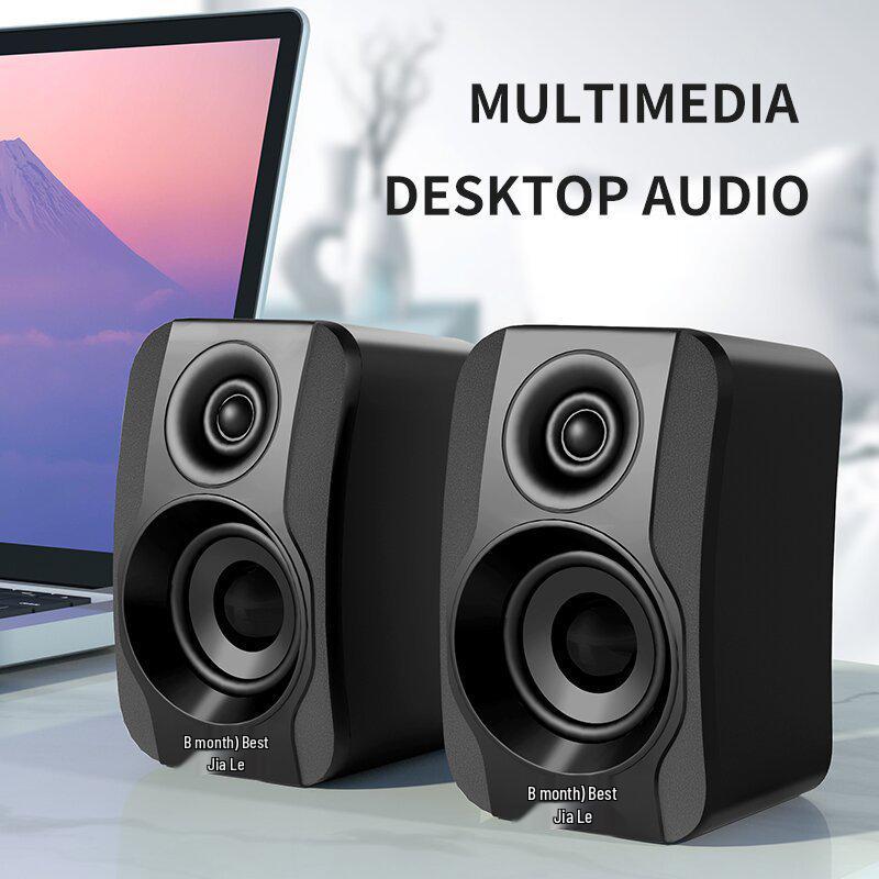

Compact Wired Gaming Computer Speakers with Subwoofer for Desktop and Laptop