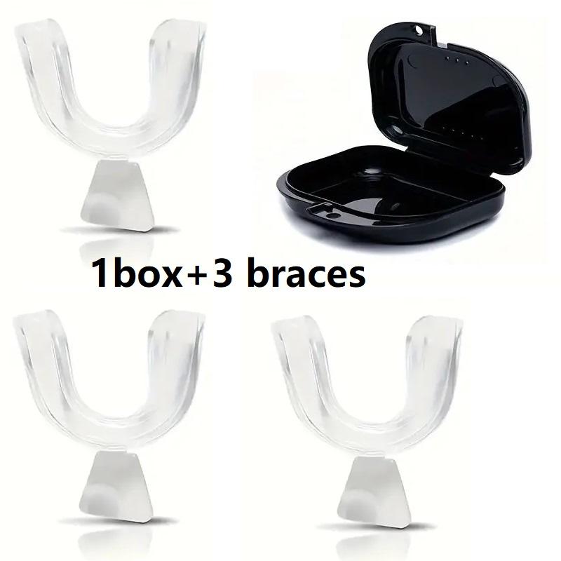 Silicone Mouth Guard Teeth Protector Night Guard Mouth Tray for Bruxism Grinding Non-snoring Teeth Whitening Protection