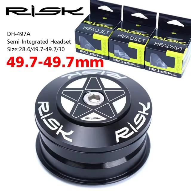 Risk Bicycle Headset Integrated 1 1/8 Steering Column 34 41 41.8 44 49.7 50.6 55 56Mm Mountain Bicycle Press Bearings Box Fork