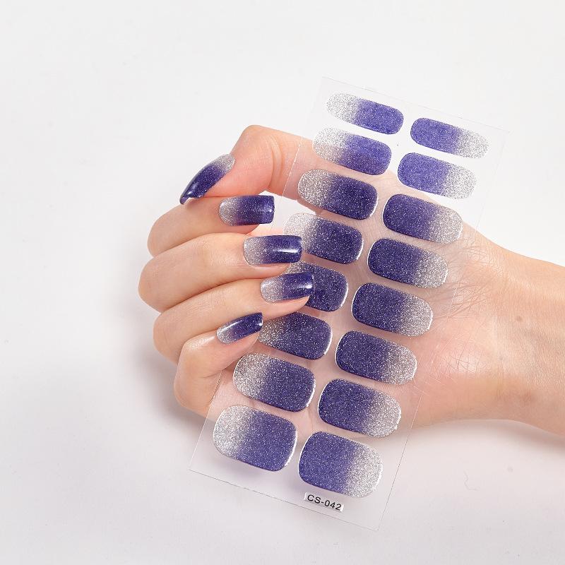 2026 New No Glue Gel Nail Stickers Waterproof Matte Press On Nails for Women