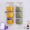 1pc/2pcs Wall-Mounted Storage Bag Bedside Dormitory Organizer Hanging Storage Bag