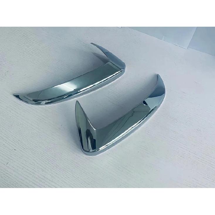 For Toyota bZ4X EA10   Car Accessories ABS Chrome Side Mirror Rear View Wing Chrome Cover Trim Molding Bezel