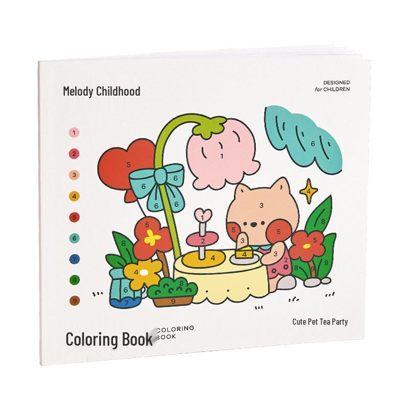 Meile Magic Coloring Book for Kids: Painting & Tracing Fun